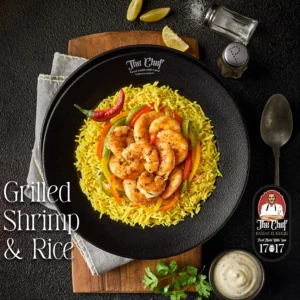 Grilled Shrimp & Rice