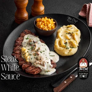 Steak White Sauce Meal