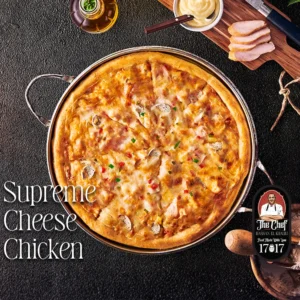 Supreme Cheese Chicken Pizza